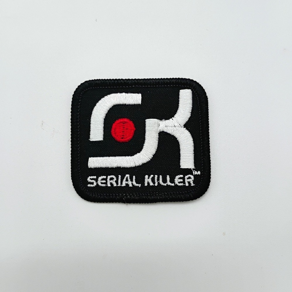 Serial Killer Clothing Iron On Patch Logo Vintage 1990's Skateboarding Y2k Sk8